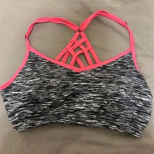 Gently worn strappy sports bra